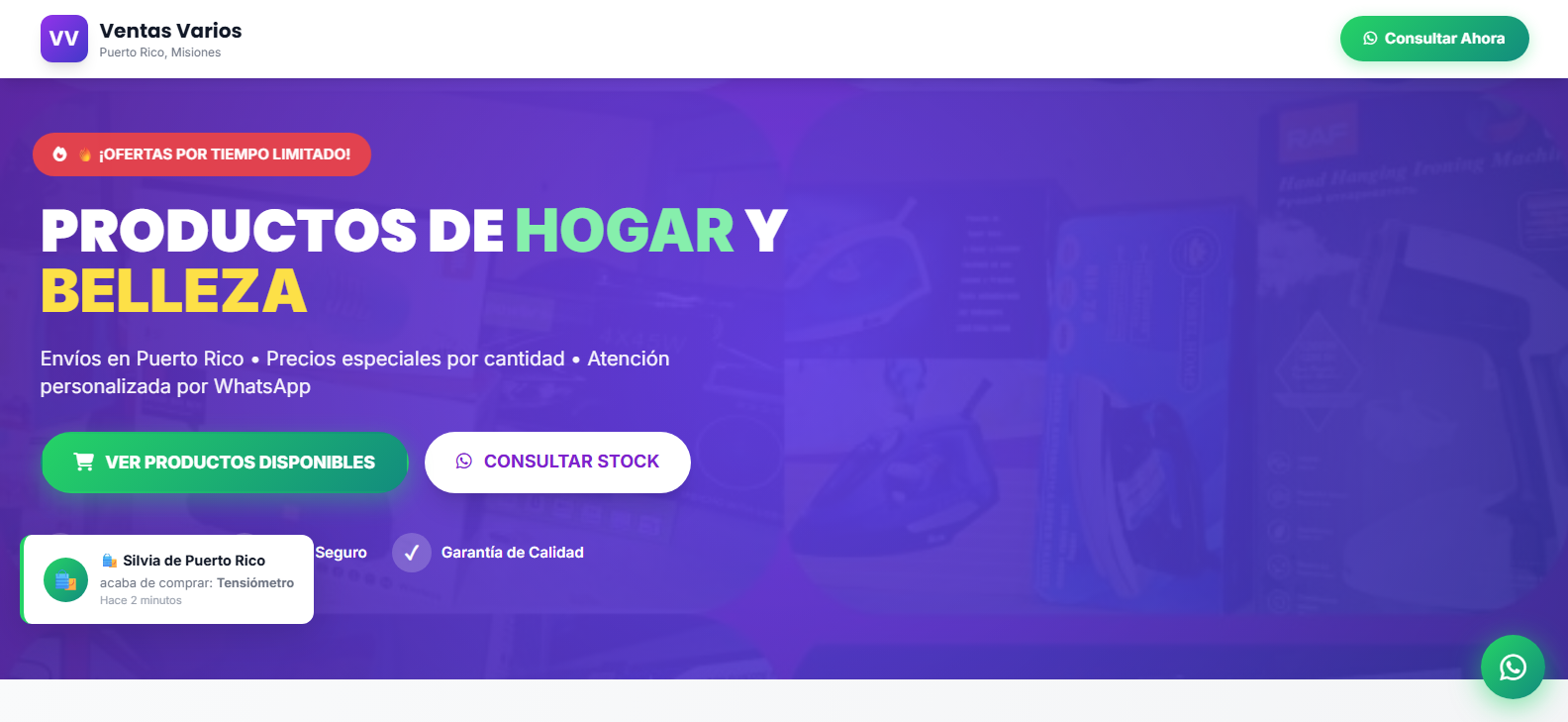 Web Ventas Varios - Roxy Aman